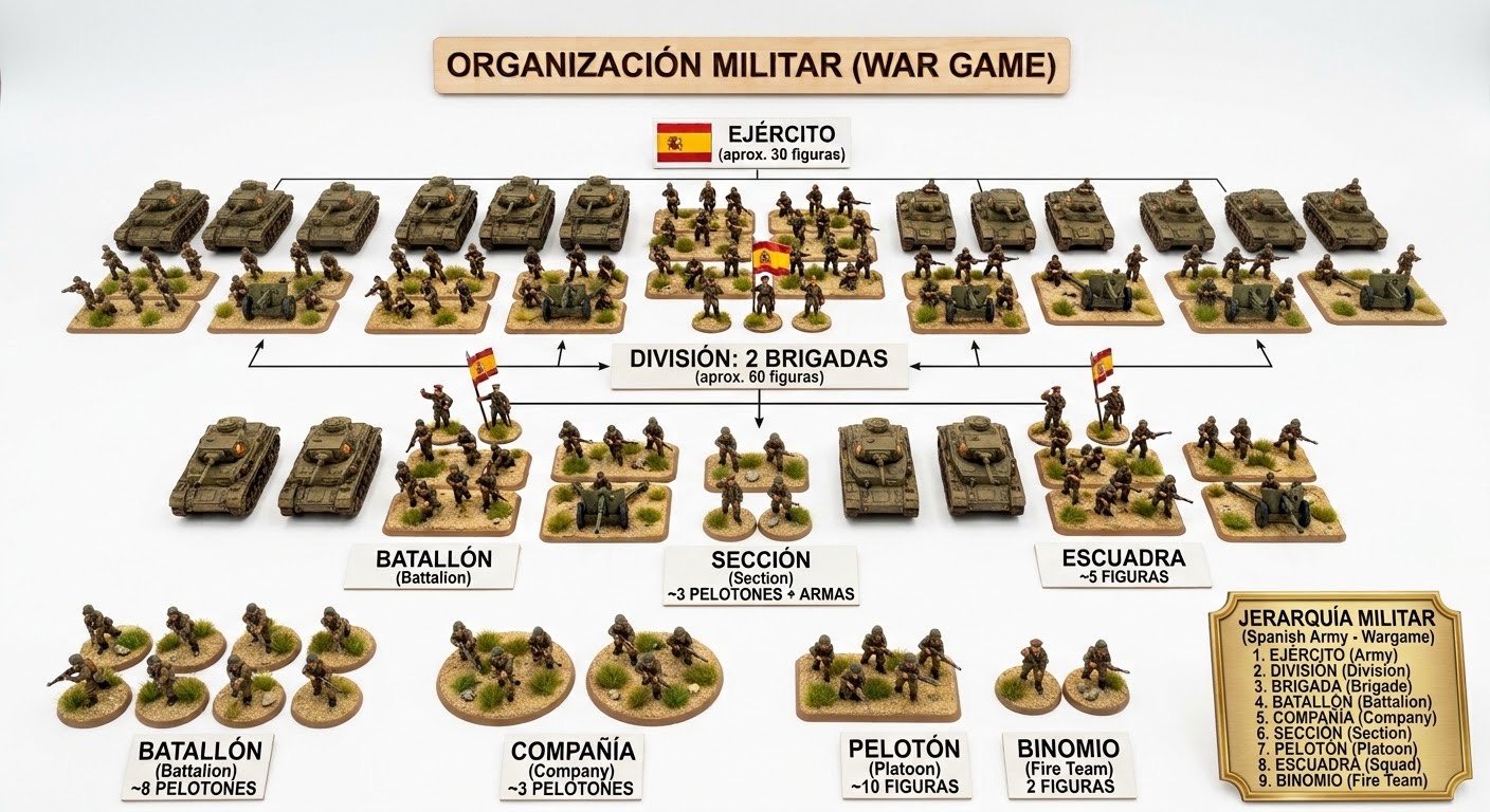 Tipos de unidades militares: división, brigada, regimiento — imagen de cabecera del artículo